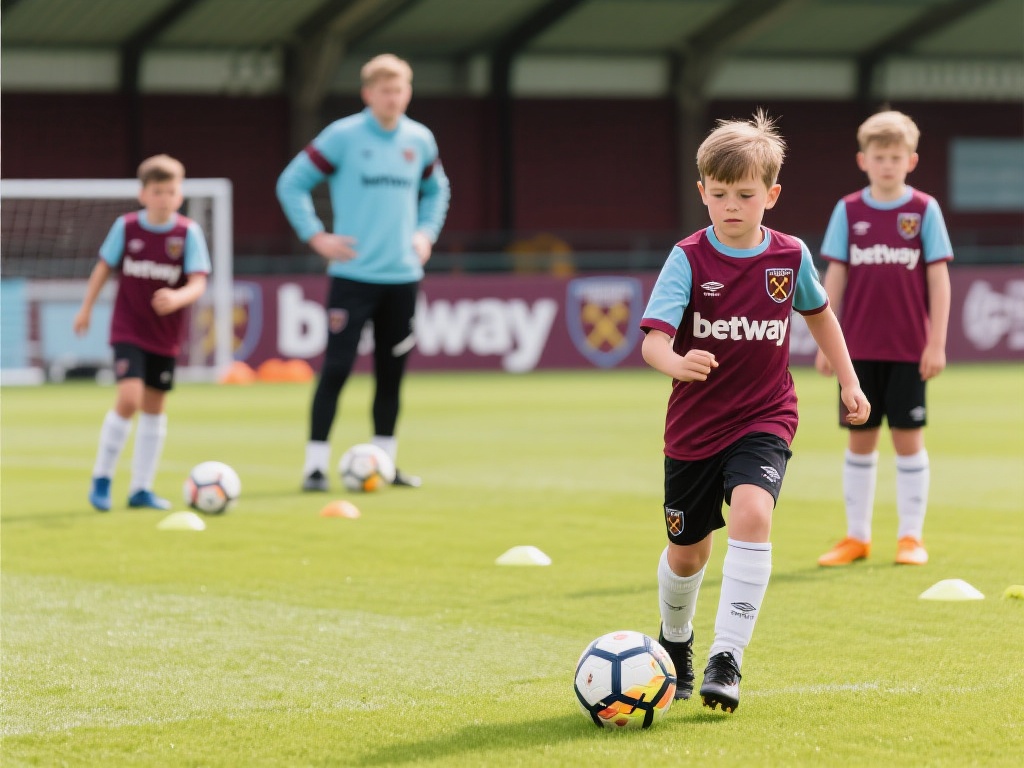 西汉姆青训营为每一位小球员量身定制训练计划，从体能