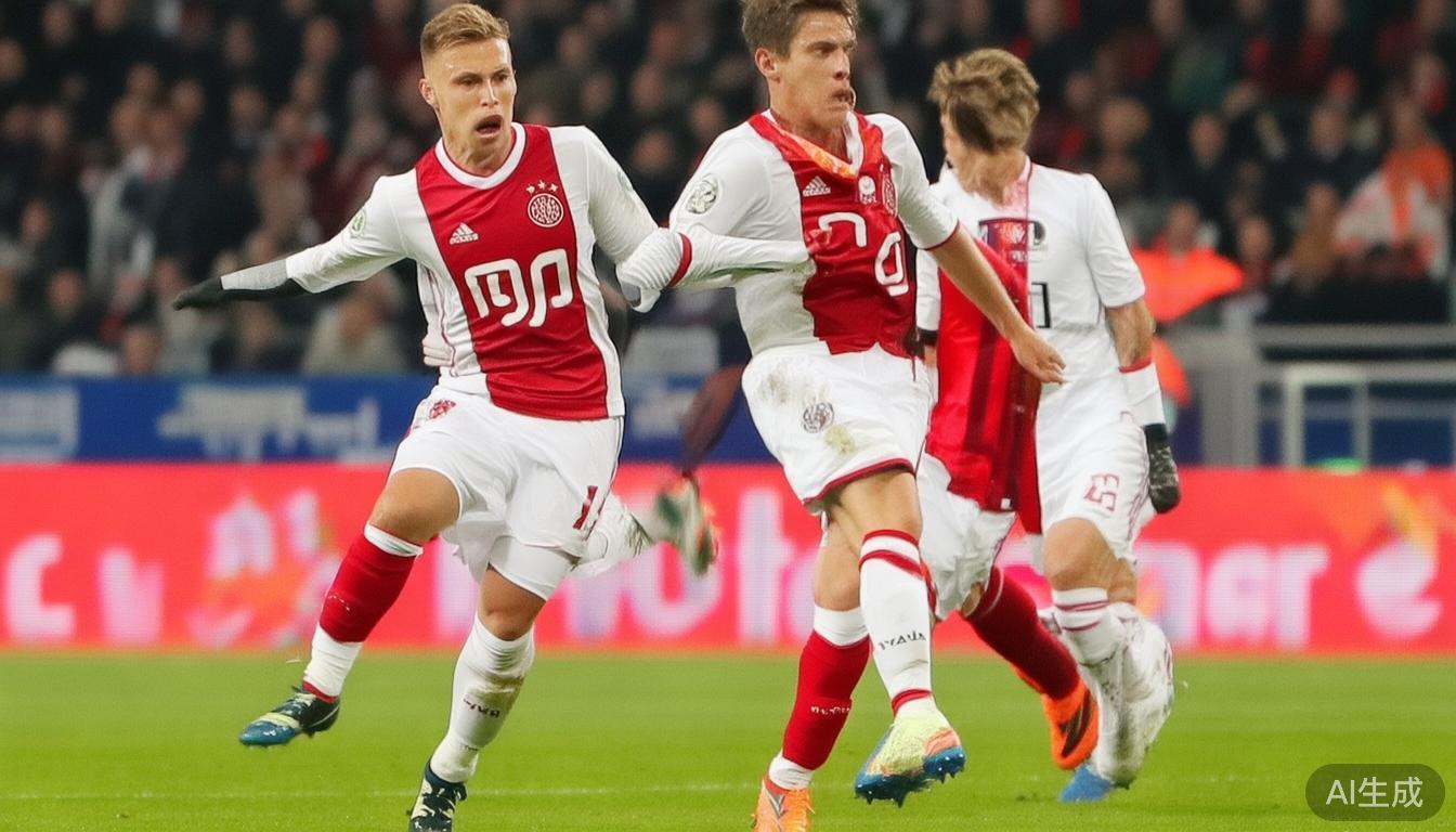 例如，最新一轮比赛中，阿贾克斯以微弱优势击败莱赫瓦